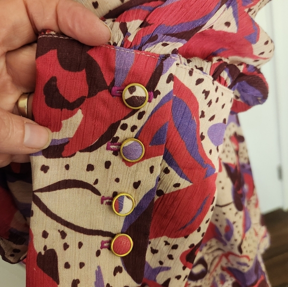 NWT Jane Wood Beautiful Wrap Dress Size 38 - Picture 7 of 10